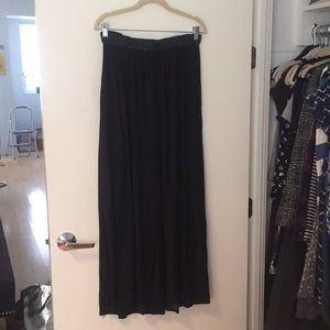H&M Sheer Maxi Skirt, lined mini underneath, sizeS